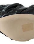 Jimmy Choo Elegant Black Leather Pointed Toe Pumps
