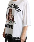 Dolce & Gabbana Elegant White Cotton Blend T-Shirt