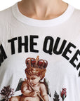 Dolce & Gabbana Elegant White Cotton Blend T-Shirt