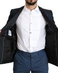 Dolce & Gabbana Elegant Martini Blue Slim Fit Blazer