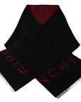 Givenchy Elegant Unisex Wool Silk Blend Scarf