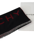 Givenchy Elegant Unisex Wool Silk Blend Scarf