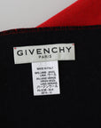 Givenchy Elegant Red Wool Blend Unisex Scarf