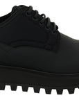 Dolce & Gabbana Elegant Black Calfskin Derby Shoes