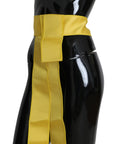 Dolce & Gabbana Chic Silk Yellow Women's Elegant Belt