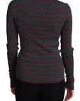 Dolce & Gabbana Elegant Maroon Crewneck Sweater