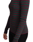 Dolce & Gabbana Elegant Maroon Crewneck Sweater