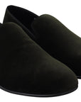 Dolce & Gabbana Elegant Green Velvet Loafers