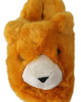 Dolce & Gabbana Sunshine Yellow Lion Slippers
