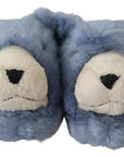 Dolce & Gabbana Chic Teddy Bear Blue Loafers Shoes
