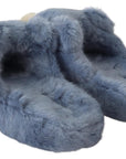 Dolce & Gabbana Chic Teddy Bear Blue Loafers Shoes