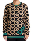 Dolce & Gabbana Elegant Multicolor Wool Blend Sweater