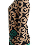 Dolce & Gabbana Elegant Multicolor Wool Blend Sweater