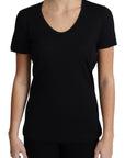 Dolce & Gabbana Elegant Black Wool Round Neck T-Shirt