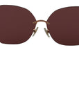 Dolce & Gabbana Chic Red 100% UV Protection Sunglasses