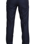 Dolce & Gabbana Elegant Slim Fit Wool Blend Dress Pants
