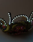 Dolce & Gabbana Stunning Crystal Diadem Tiara - Gold Multicolor