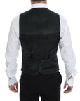 Dolce & Gabbana Elegant Gray Wool Blend Dress Vest