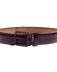 Dolce & Gabbana Elegant Purple Leather Belt