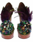 Dolce & Gabbana Crystal Enchanted Ankle Strap Sandals