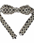 Dolce & Gabbana Elegant Baroque Silk Tie & Leather Belt Set
