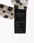 Dolce & Gabbana Elegant Baroque Silk Tie & Leather Belt Set