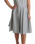 Dolce & Gabbana Chic Polka Dotted Sleeveless A-Line Dress