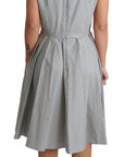 Dolce & Gabbana Chic Polka Dotted Sleeveless A-Line Dress