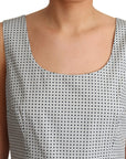 Dolce & Gabbana Chic Polka Dotted Sleeveless A-Line Dress