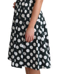 Dolce & Gabbana Chic Polka Dot A-line Sleeveless Dress
