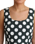 Dolce & Gabbana Chic Polka Dot A-line Sleeveless Dress