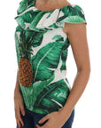 Dolce & Gabbana Elegant Sequined Pineapple Blouse