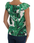 Dolce & Gabbana Elegant Sequined Pineapple Blouse