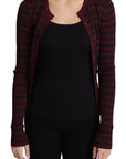 Dolce & Gabbana Elegant Striped Viscose Cardigan