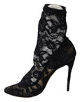 Dolce & Gabbana Black Lace Taormina Pumps Elegance Unleashed