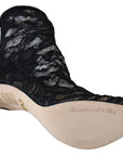 Dolce & Gabbana Black Lace Taormina Pumps Elegance Unleashed
