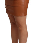 Dolce & Gabbana High Waist Chic Leather Skirt