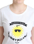 Moschino Sunny Milano Print Cotton Tee