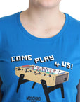 Chic Moschino Cotton Tee with Unique Print