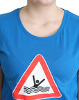 Moschino Chic Triangle Graphic Cotton Tee