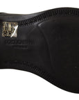 Dolce & Gabbana Elegant Black Leather Derby Shoes