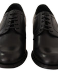 Dolce & Gabbana Elegant Black Derby Formal Shoes