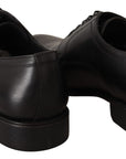 Dolce & Gabbana Elegant Black Derby Formal Shoes
