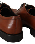 Dolce & Gabbana Elegant Brown Derby Formal Shoes