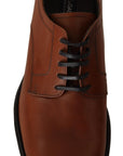 Dolce & Gabbana Elegant Brown Derby Formal Shoes
