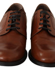 Dolce & Gabbana Elegant Brown Derby Formal Shoes