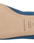 Dolce & Gabbana Elegant Crystal-Embellished Suede Flats