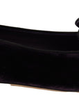 Dolce & Gabbana Chic Purple Velvet Loafers with Heart Detail