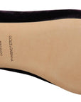 Dolce & Gabbana Chic Purple Velvet Loafers with Heart Detail