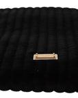 Dolce & Gabbana Elegant Velvet Quilted Glasses Holder Bag